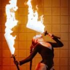 Shananigans fire spinning swords 2.0